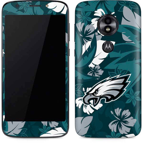 NFL Philadelphia Eagles Tropical Print Moto E5 Play Skin